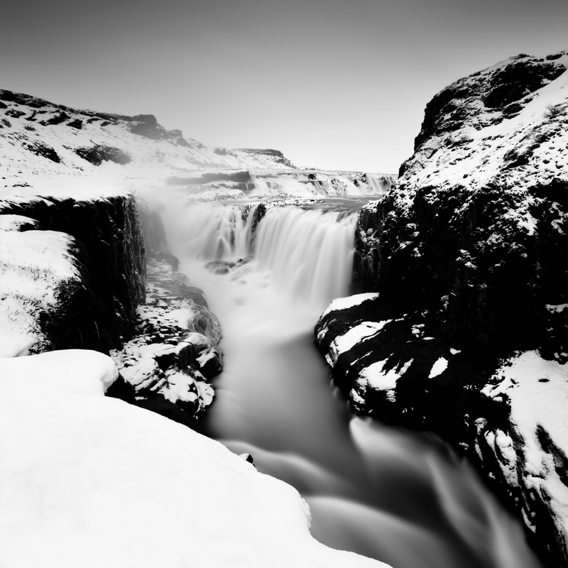 470 Gullfoss in winter 1 by Michel Rajkovic
